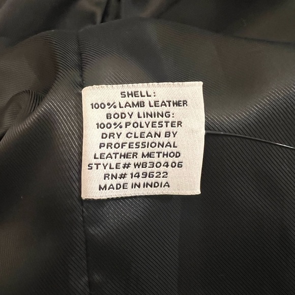 Walter Baker Brown Leather Jacket/Blazer - Picture 6 of 6